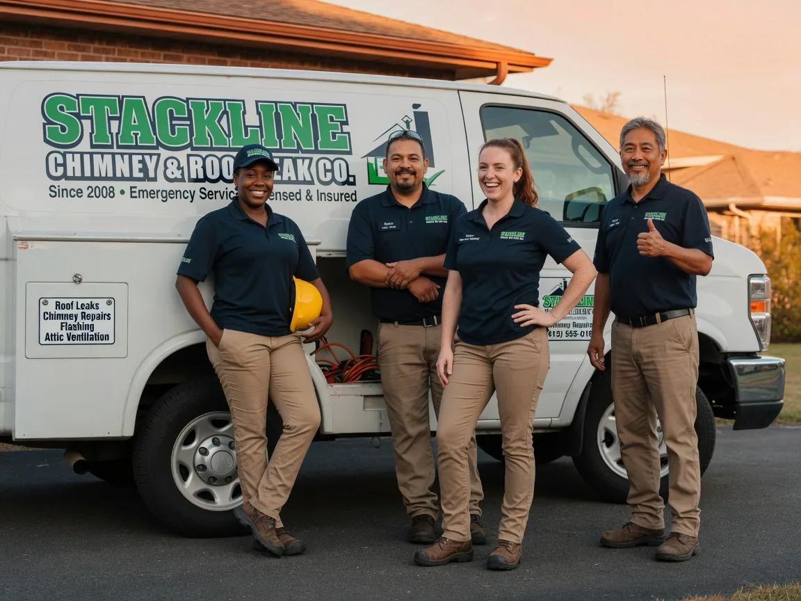 Chimney flashing repair company in Cedar Island, NC